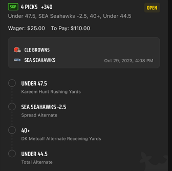 A screenshot of a sports betting app

Description automatically generated
